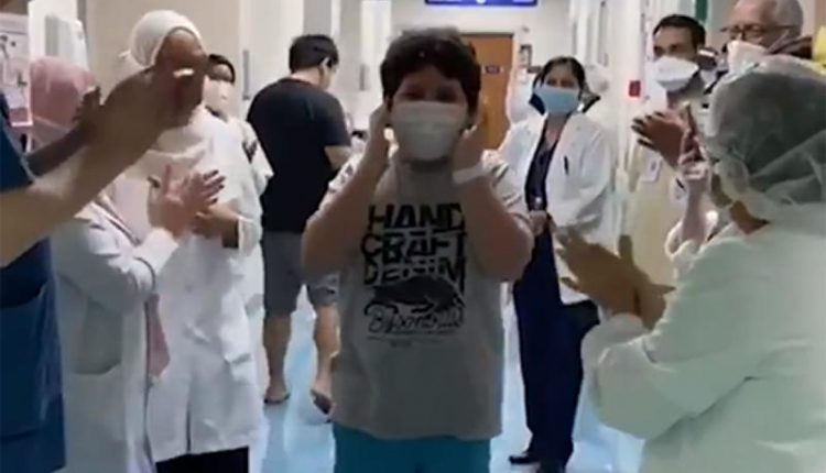 امارات میں کورونا وائرس کا سب سے کم عمر سنگین مریض ہاروی ایمانوئل ٹھیک ہوگیا