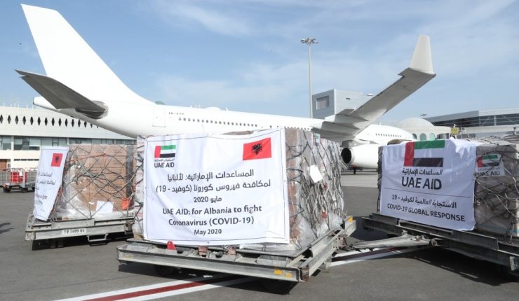 مدد کیلیے امدادی طیارہ بھیجنے پر البانیہ کے وزیر صحت نے محمد بن زید کا شکریہ ادا کیا