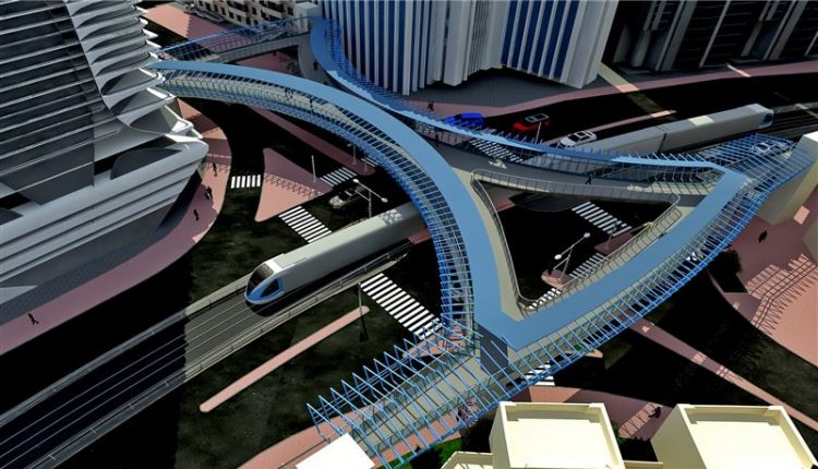 دبئی نے پیدل چلنے والوں کی سہولت کیلیے فور ویز فٹبریج کھول دیا