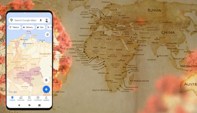 گوگل میپس آپ کو تمام علاقوں میں کورونا کیسز کے بارے بتاۓ گا