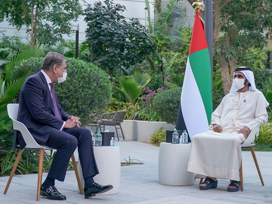 شیخ محمد بن راشد نے پاکستانی وزیر خارجہ سے ملاقات کی